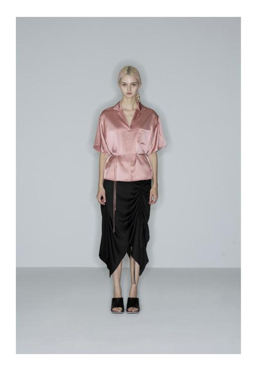 叠褶古巴领衬衫 商品图0