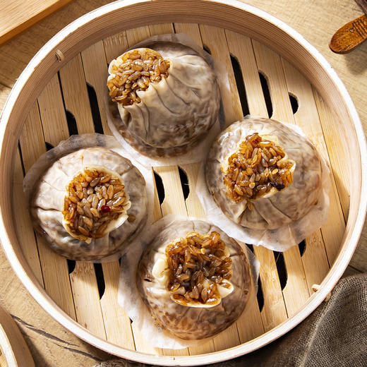 【不支持取消拦截订单】一条狗 烧麦 速冻早餐 冷冻食品 网红糯米三丁蛋黄大个烧卖 商品图2