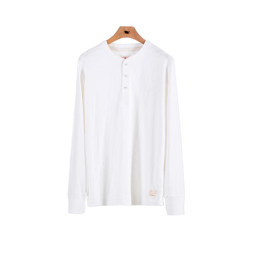 国棉壹厂/01200152/竹节亨利领长袖T恤VintageRepublic 商品图0