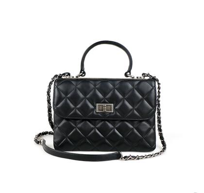 【品牌授权 全国联保】SADI/ 萨迪时尚经典菱格手提包SDS5159-01-1 商品图0