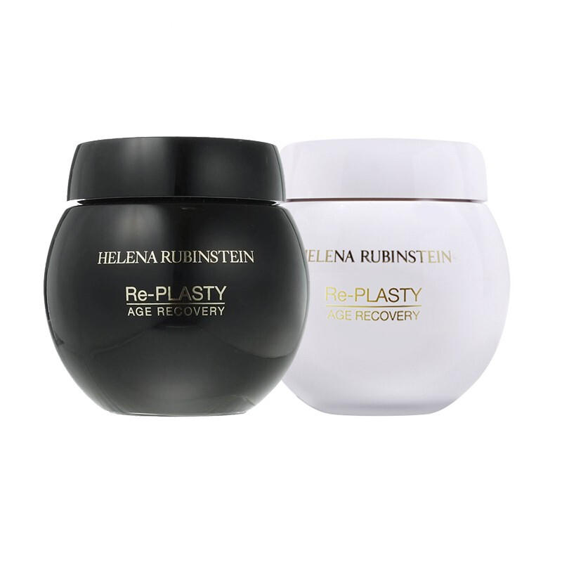 【HR赫莲娜】护肤套装精华液/爽肤水/眼霜/乳液/面霜/卸妆补水保湿HR黑白绷带面霜套装（50ml+50ml）