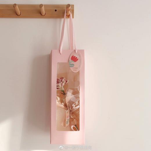 【教师节小花束】长条手提橱窗袋（10个 /包）36*13*8.5cm 商品图2