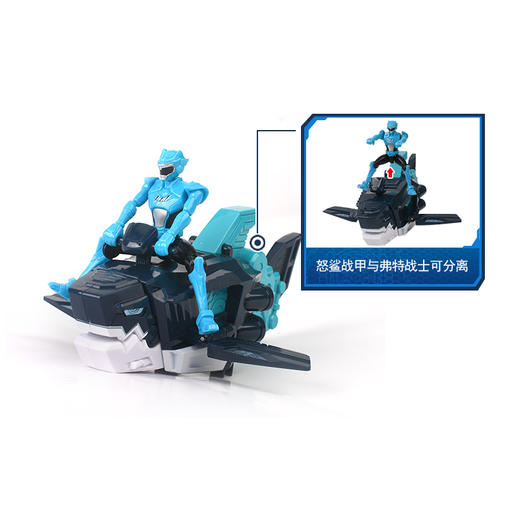 迷你特工队第三季《超级恐龙力量》终极怒鲨战甲弗特 商品图2