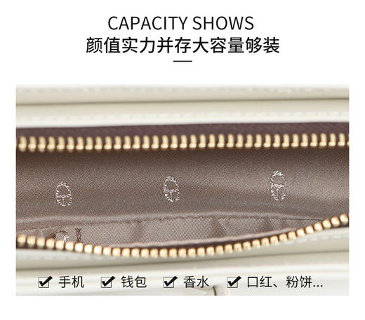 【品牌授权 全国联保】SADI/萨迪 复古马衔扣马鞍包女士单肩斜跨包SD6070 商品图11