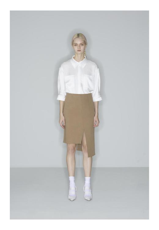 简约双胸兜衬衫 商品图0