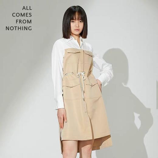 风衣拼接衬衫裙 商品图2