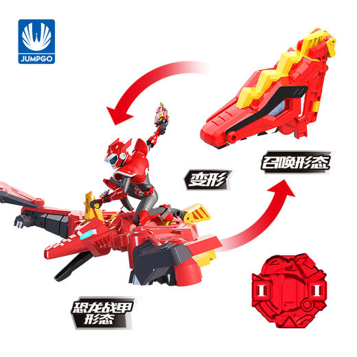 迷你特工队第三季《超级恐龙力量》炎龙战甲赛拉斯 商品图0