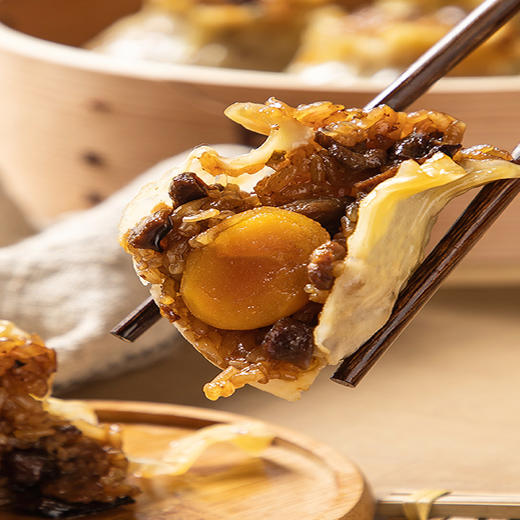 【不支持取消拦截订单】一条狗 烧麦 速冻早餐 冷冻食品 网红糯米三丁蛋黄大个烧卖 商品图5