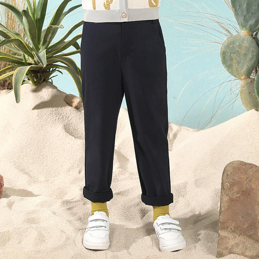 【童装裤子】2021春夏新品男女童薄款小直筒裤子 商品图3