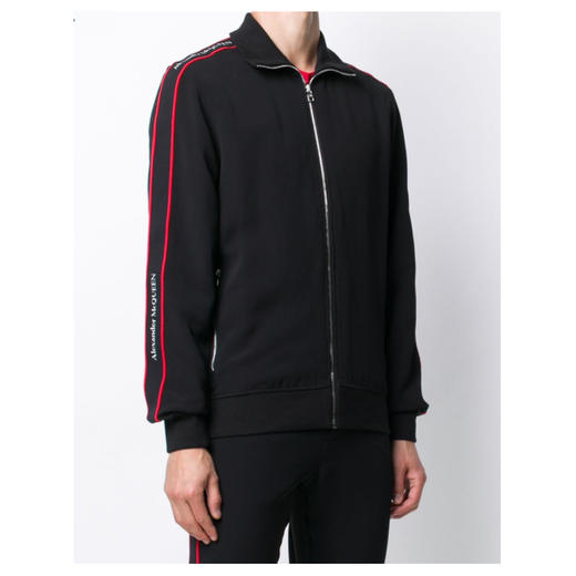 ALEXANDER MCQUEEN 亚历山大麦昆 男士夹克 黑色 625377 QPR38 1000 商品图1