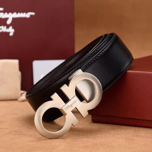 意大利🇮🇹菲拉格慕-皮带高端真皮牛皮百搭休闲商务8字马蹄扣裤腰-会员5折 商品图1