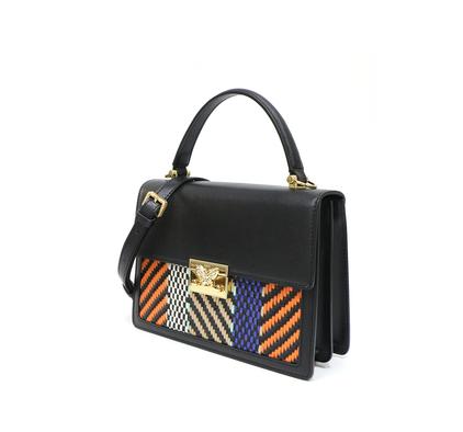 【品牌授权 全国联保】SADI/萨迪手工编织手提包SD3901-01-1M 商品图2