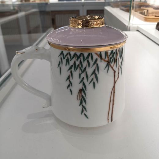 手绘世外桃源马克杯/竹叶杯 商品图1