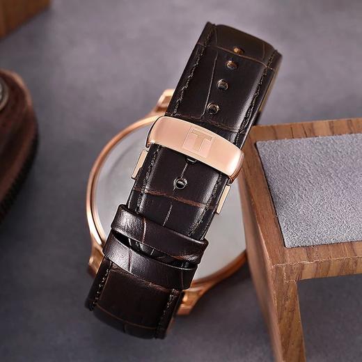 【品牌授权 全国联保】 TISSOT 天梭瑞士手表 俊雅系列商务休闲石英男表 T063.610.36.037.00 商品图4