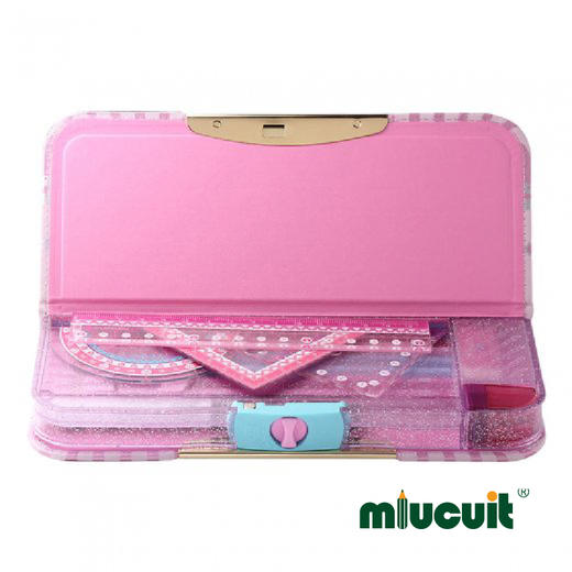 SONIC索尼克铅笔盒双面双重锁扣多功能文具盒 商品图3