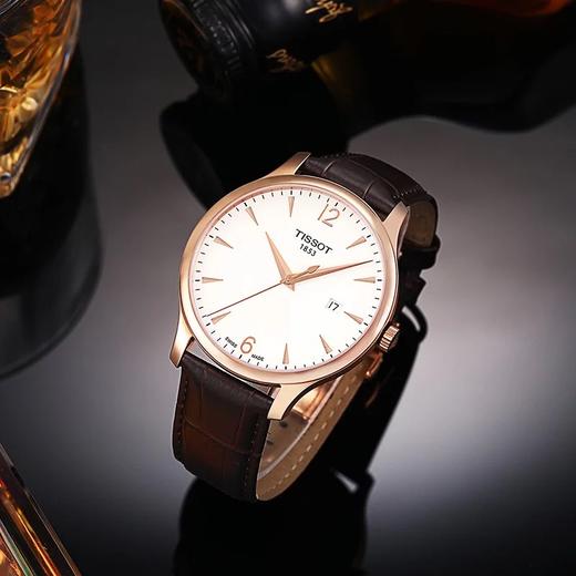 【品牌授权 全国联保】 TISSOT 天梭瑞士手表 俊雅系列商务休闲石英男表 T063.610.36.037.00 商品图3