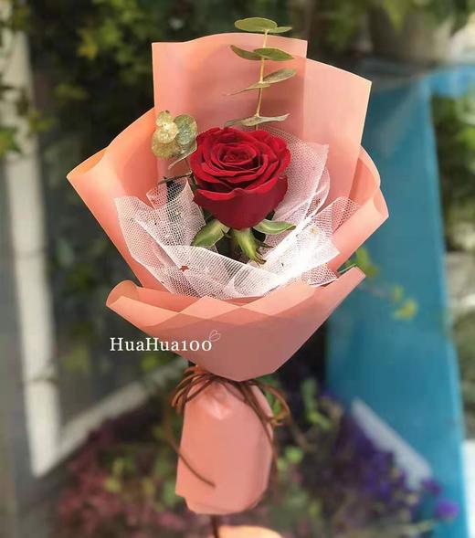 小心意☆丨1朵单枝玫瑰/康乃馨/设计小花束 商品图0