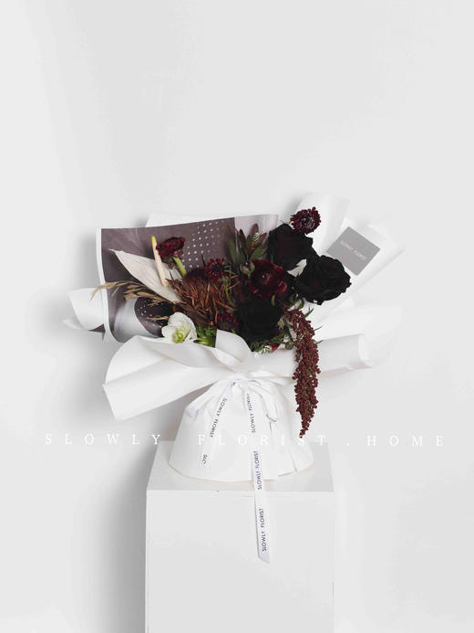 酷女孩黑玫瑰花束 商品图6