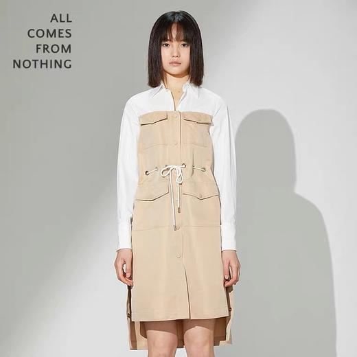 风衣拼接衬衫裙 商品图1