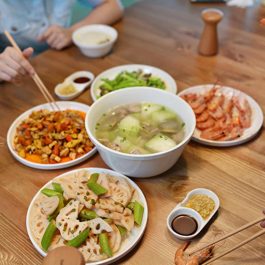 【已下架】积分换购 | 悦味 碗具套装 北欧创意骨瓷餐具22件 碗碟盘子筷子多功能套装[福利品] 商品图4