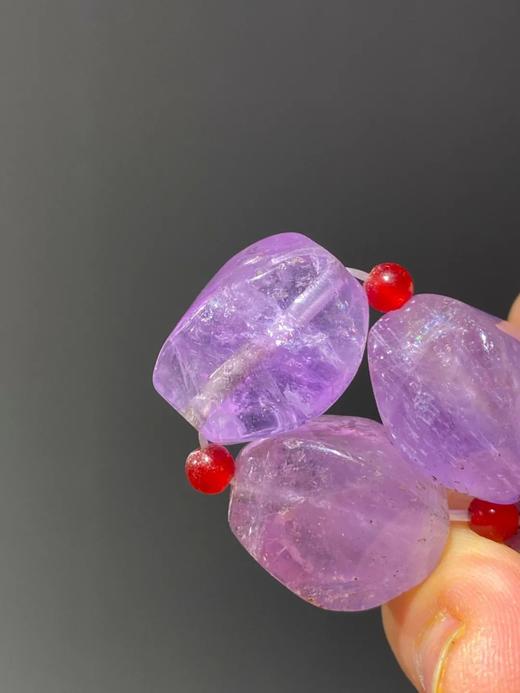 天然紫晶随型珠手链， 顺丰包邮 商品图10