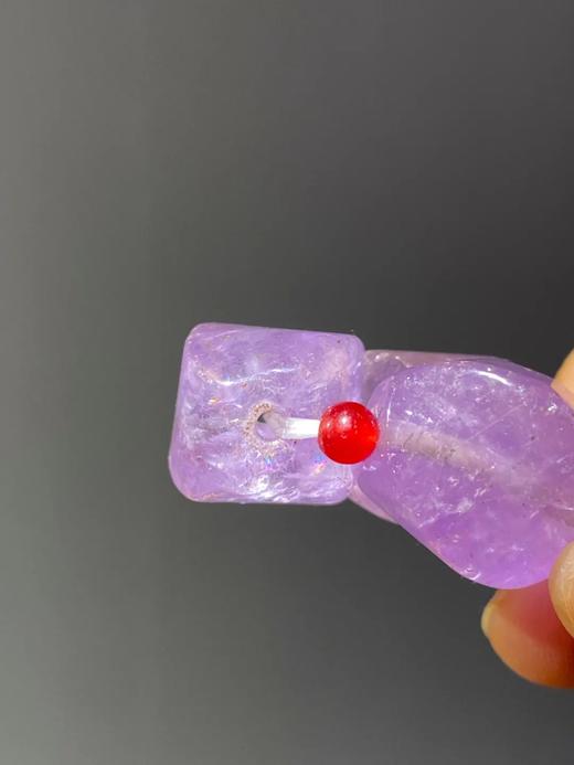 天然紫晶随型珠手链， 顺丰包邮 商品图3