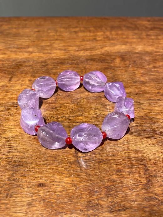 天然紫晶随型珠手链， 顺丰包邮 商品图1