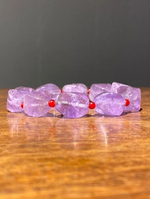 天然紫晶随型珠手链， 顺丰包邮 商品图9