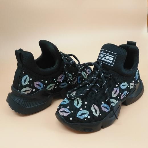 lfgj jeans bb019 春秋时尚个性带钻女鞋色差鞋 商品图7