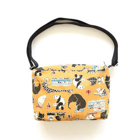 HUJI祤集Sling斜挎包插画动物也上班
