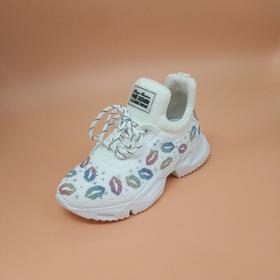 lfgj jeans bb019 春秋时尚个性带钻女鞋色差鞋