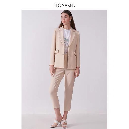 日本进口面料裸色修身西装 商品图2