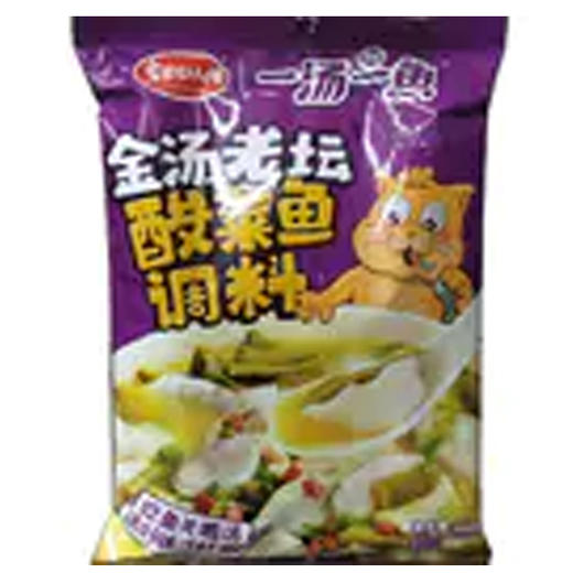【百汇到家】草原红太阳老坛酸菜鱼350g 商品图0