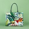 秘密花园撞色印花托特包 商品缩略图0