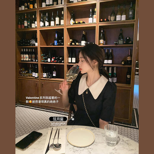 【金蘑菇菇 valentine小黑裙】断码不退不换！ 商品图3