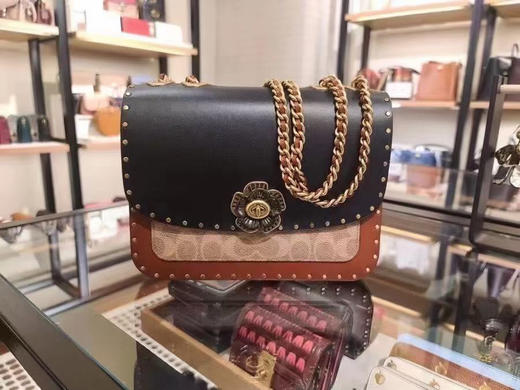 美国现货！Coach专柜款Madison 山茶花铆钉款 商品图0