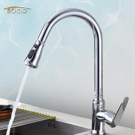 SQ：3996凡尔赛抽拉菜盆-电镀 商品图2