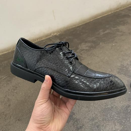 特价 鳄鱼纹压印头层牛皮商务休闲皮鞋 商品图0