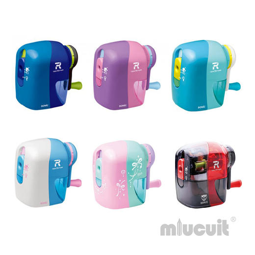 日本Sonic索尼克Liana Tiara Toga卷笔刀手摇铅笔削笔器小学生可削彩铅自动弹出 商品图5