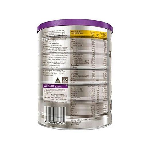 澳洲a2 Platinum白金4段适用年龄3岁以上儿童奶粉900g（不参与满赠活动）[福利品] 商品图3