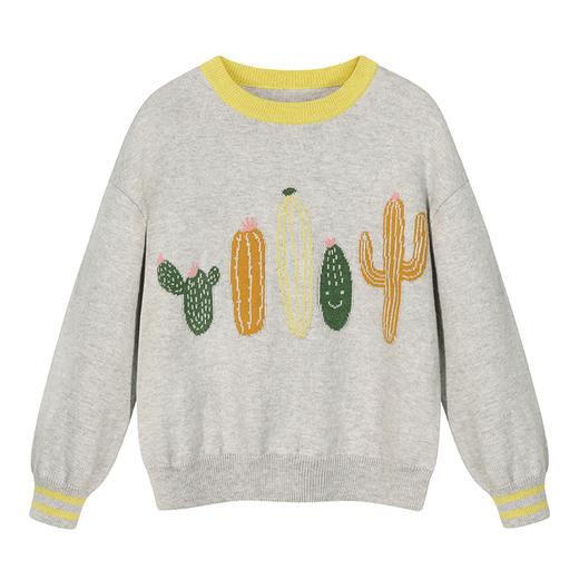 【仙人掌系列】mettekids童装针织衫女童春季新款毛衣套头衫 商品图6