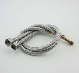 304不锈钢 尖头单头编织软管 80CM