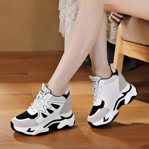 AM-265真皮老爹女鞋松糕厚底休闲运动鞋 商品图1