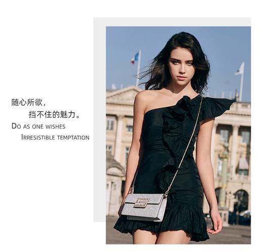 【品牌授权 全国联保】SADI/萨迪新款2020潮亮片小方包质感手提斜挎包女SD3668-18-1 商品图7