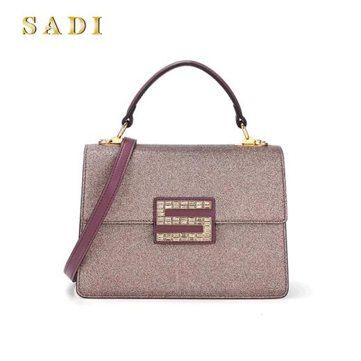 【品牌授权 全国联保】SADI/萨迪新款2020潮亮片小方包质感手提斜挎包女SD3668-18-1 商品图0