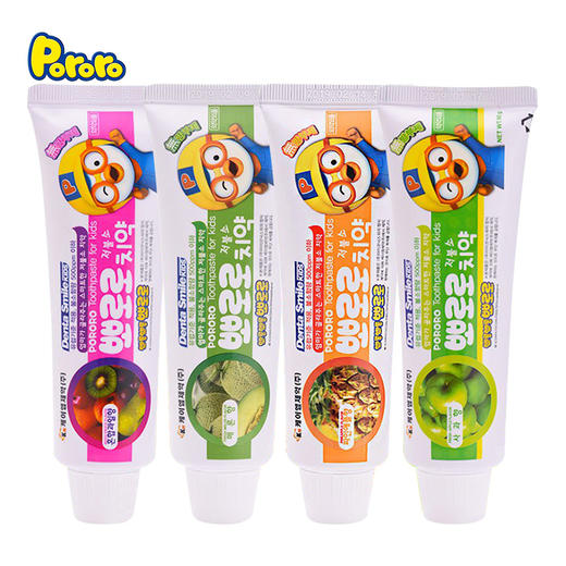 韩国Pororo啵乐乐 宝露露儿童防蛀牙膏90g 商品图0