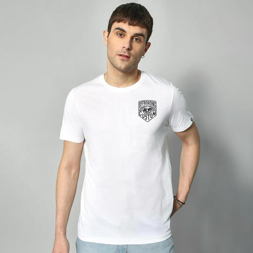 2021春夏个性越野印花logo短袖圆领T恤老炮团队定制户外休闲衣服NMT-1297 商品图1