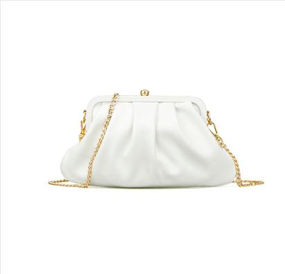 【品牌授权 全国联保】SADI/萨迪褶皱云朵包饺子包SD6147 商品图0