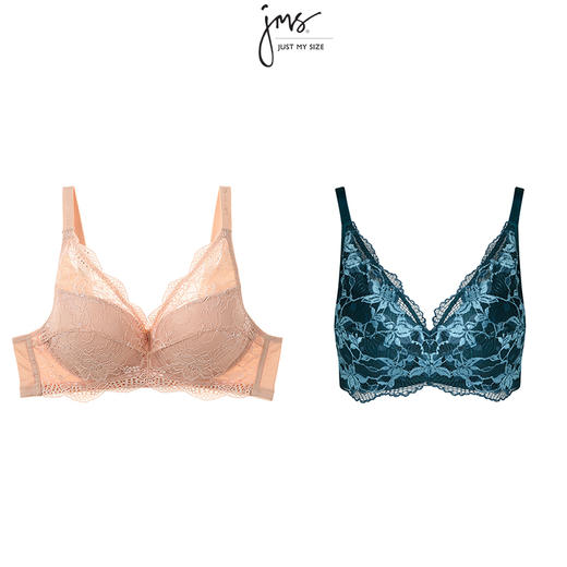 【美国品牌JUSTMYSIZE】繁花系列文胸 较小模杯 刚好包容 商品图4