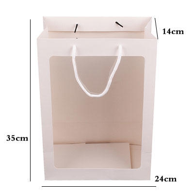 【活动款】长方形橱窗手提袋（10个/包）25*15*35cm 商品图3